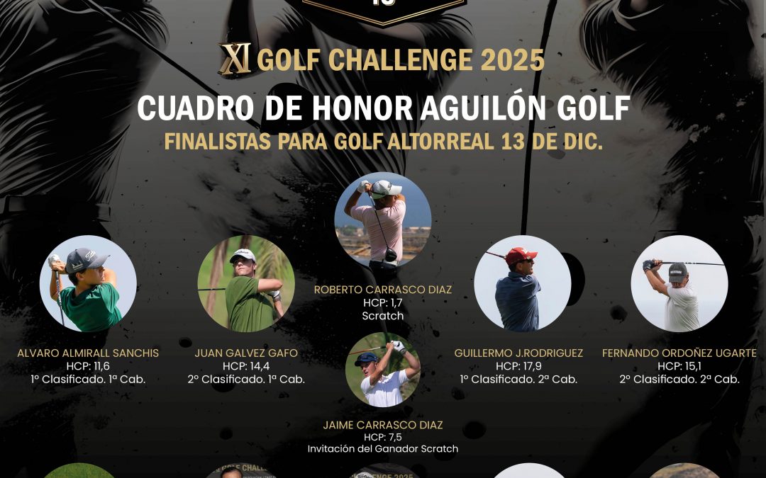 Copa de Oro Ballantine’s 10 Años – Aguilón Golf 23 de agosto